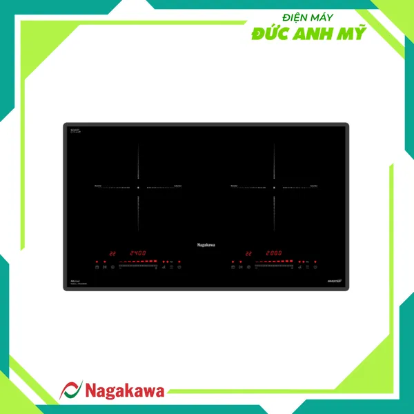 Bếp từ đôi Nagakawa Inverter cao cấp NK2C06MS