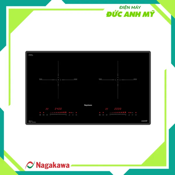 Bếp từ đôi Nagakawa Inverter cao cấp NK2C09MS