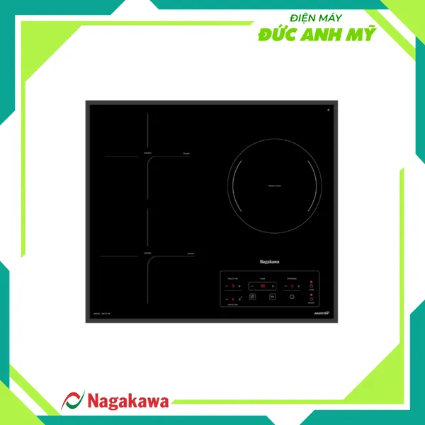 Bếp từ hồng ngoại 3 lò Nagakawa NK3F01M