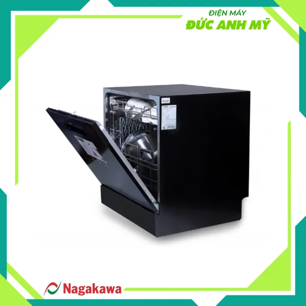 Máy rửa chén bát 8 bộ cao cấp Nagakawa NK8D01M