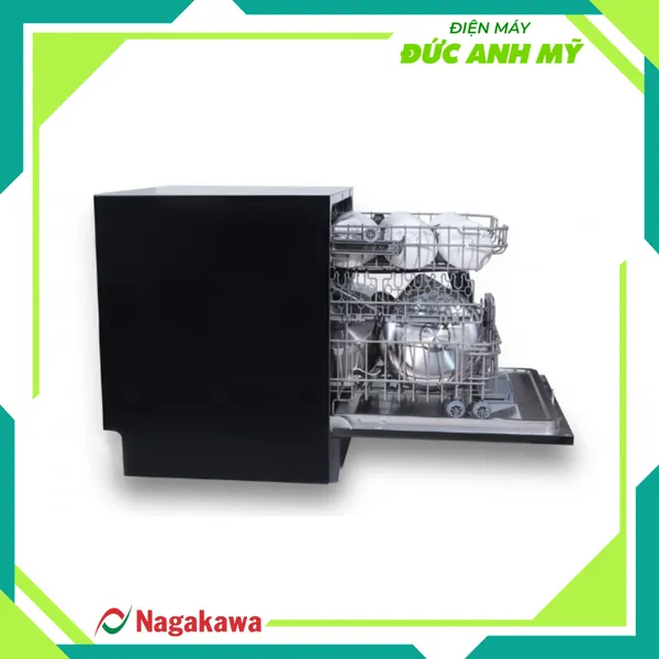 Máy rửa chén bát 8 bộ cao cấp Nagakawa NK8D01M
