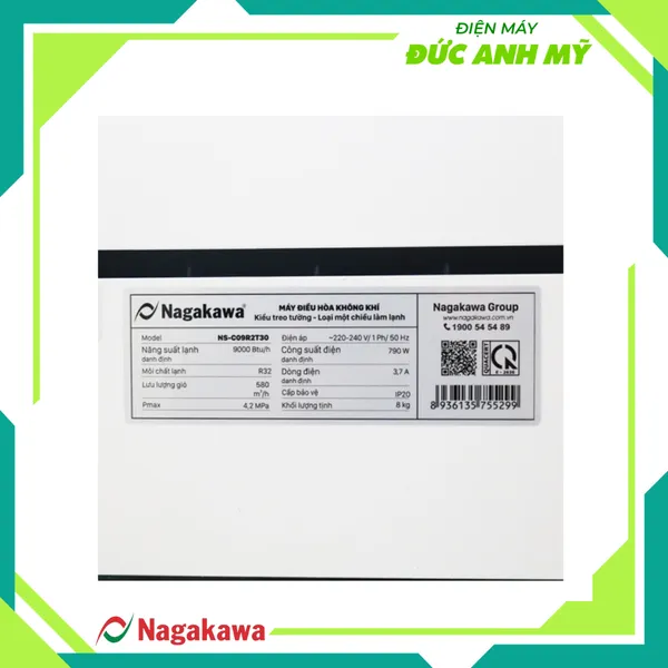 Máy lạnh 1 chiều Nagakawa 12000BTU/H NS-C12R2T30