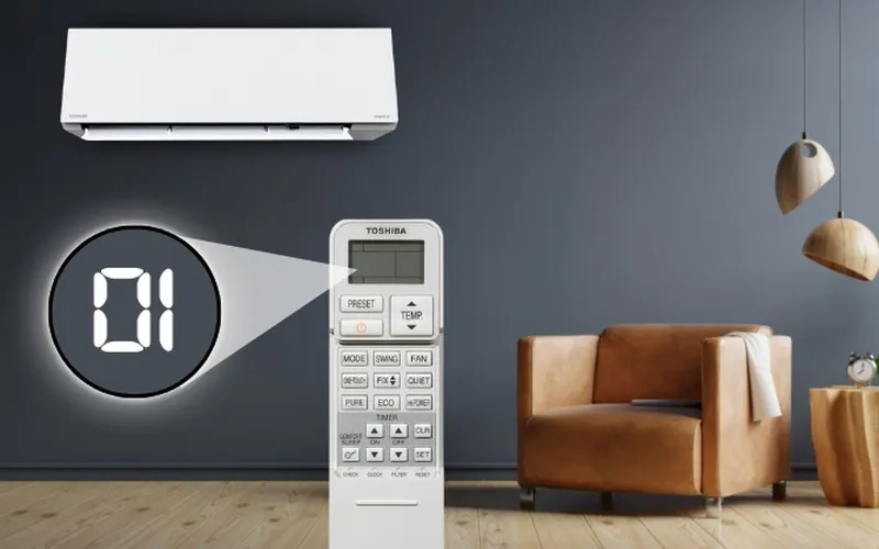 Lỗi 01 Máy Lạnh Toshiba Là Gì? Nguyên Nhân và Cách Khắc Phục Hiệu Quả