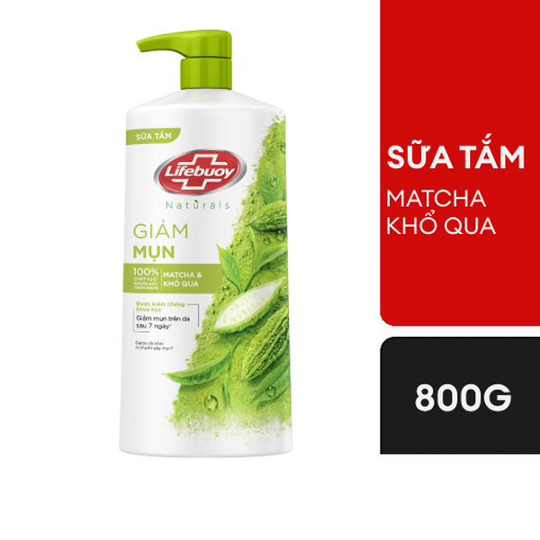 Sữa tắm Lifebuoy Matcha Khổ qua 800g