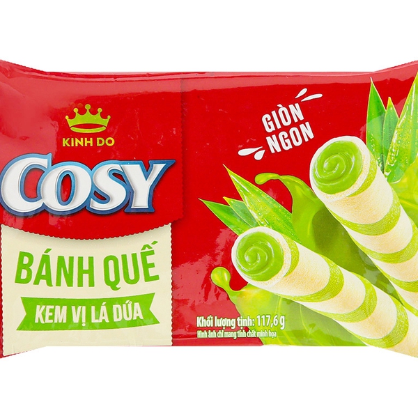 Bánh quế Cosy vị Dừa (Gói 117.6g)