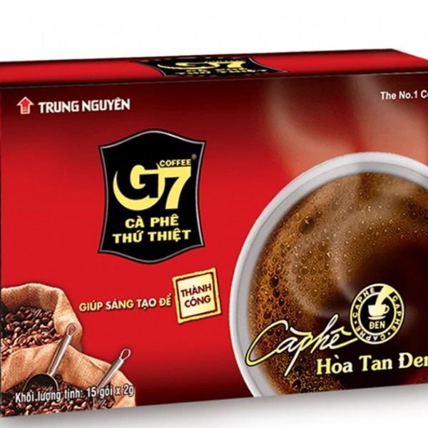 Cà phê G7 Hòa tan đen (Hộp 15 gói)