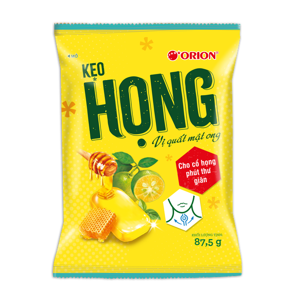 Kẹo Ngậm Họng Orion Vị Quất Mật Ong