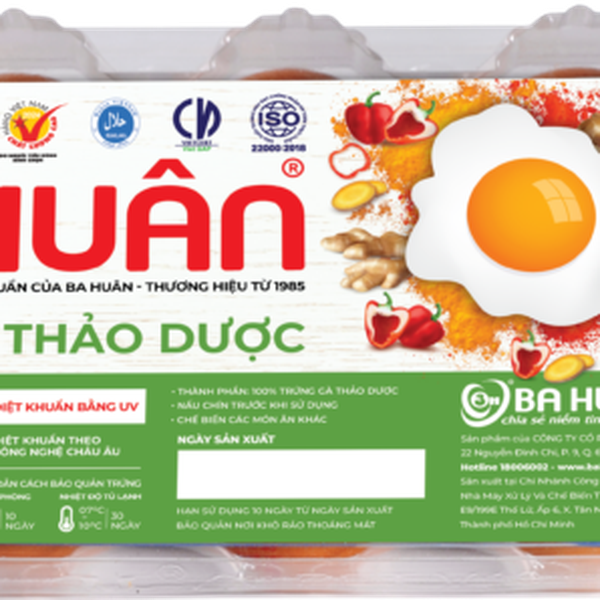 Trứng Gà Thảo Dược Ba Huân