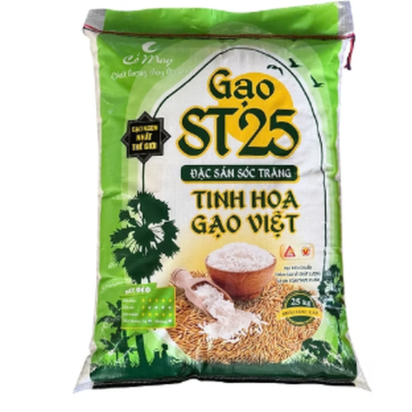 Gạo ST25 Cỏ May (5kg)