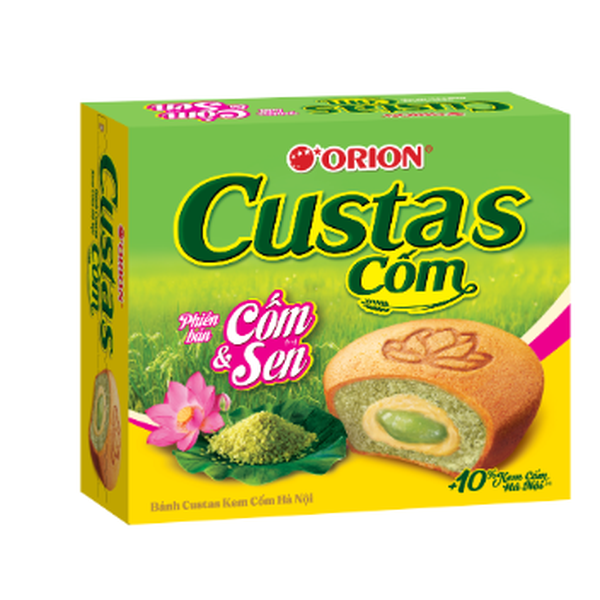 Bánh Bông Lan Custas Kem Cốm Hà Nội