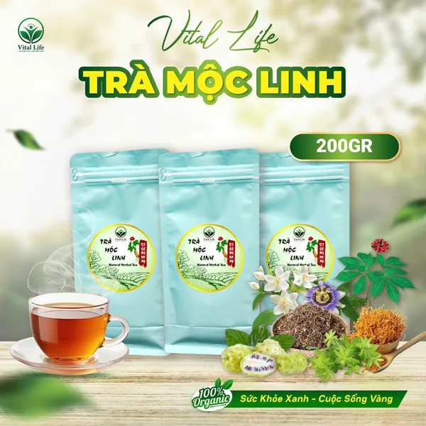 Trà mộc linh 200gram Vital