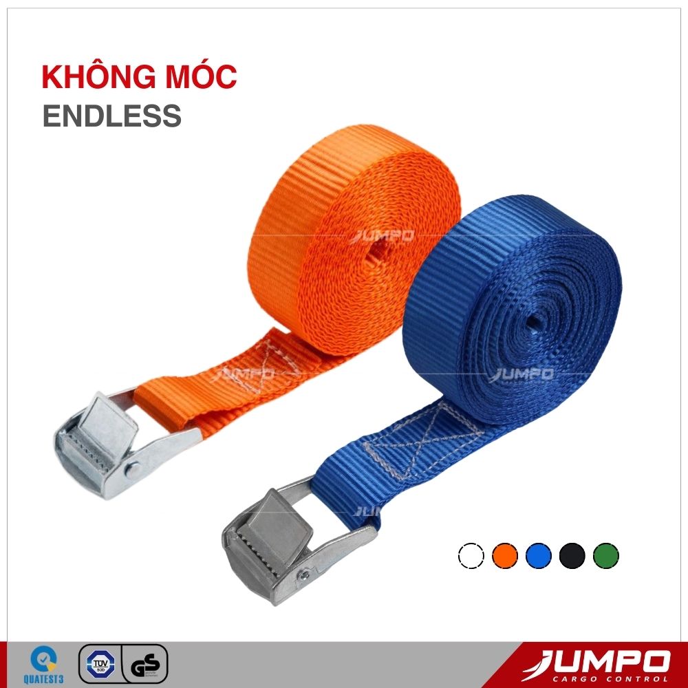 Dây chằng hàng khoá cam endless bản 25mm 250kg Dây chằng hàng khoá cam endless bản 25mm 250kg