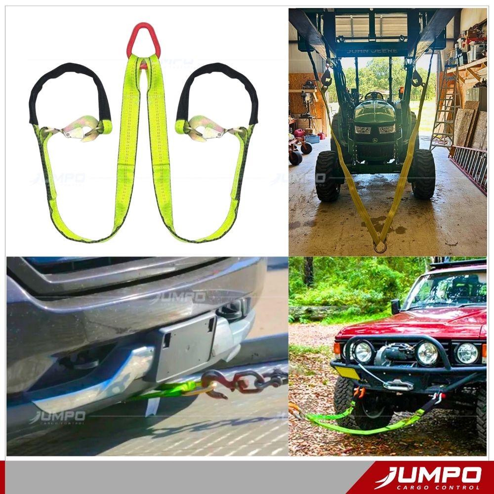 Ứng dụng thực tế Bộ Cáp Vải 2 Chân Kéo Cứu Hộ Ô Tô Ứng dụng thực tế Bộ Cáp Vải 2 Chân Kéo Cứu Hộ Ô Tô