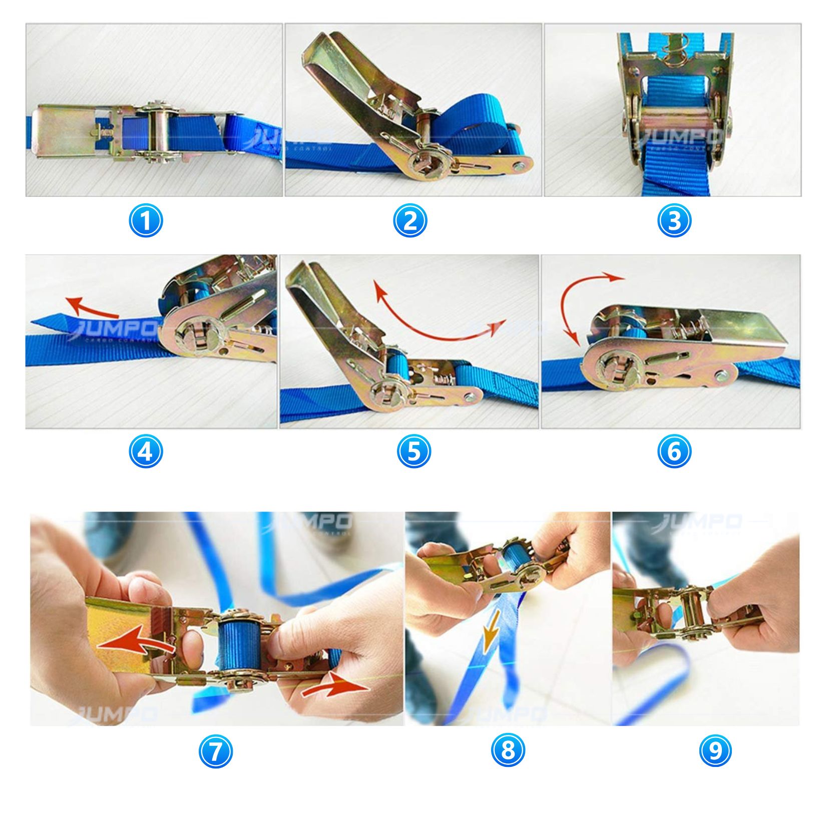 Hướng dẫn sử dụng dây cảo tăng đơ chằng hàng 1 tấn Hướng dẫn sử dụng dây cảo tăng đơ chằng hàng 1 tấn