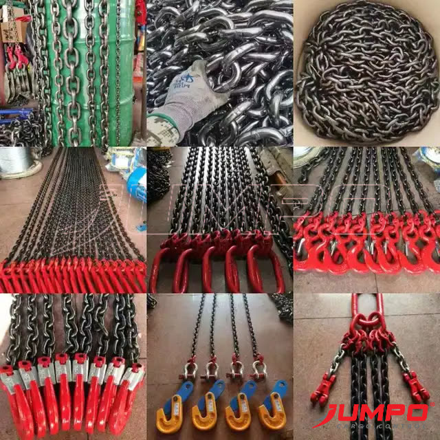 Dây xích cẩu hàng đủ size G80 6li-20li - Jumpo Cargo Dây xích cẩu hàng đủ size G80 6li-20li - Jumpo Cargo