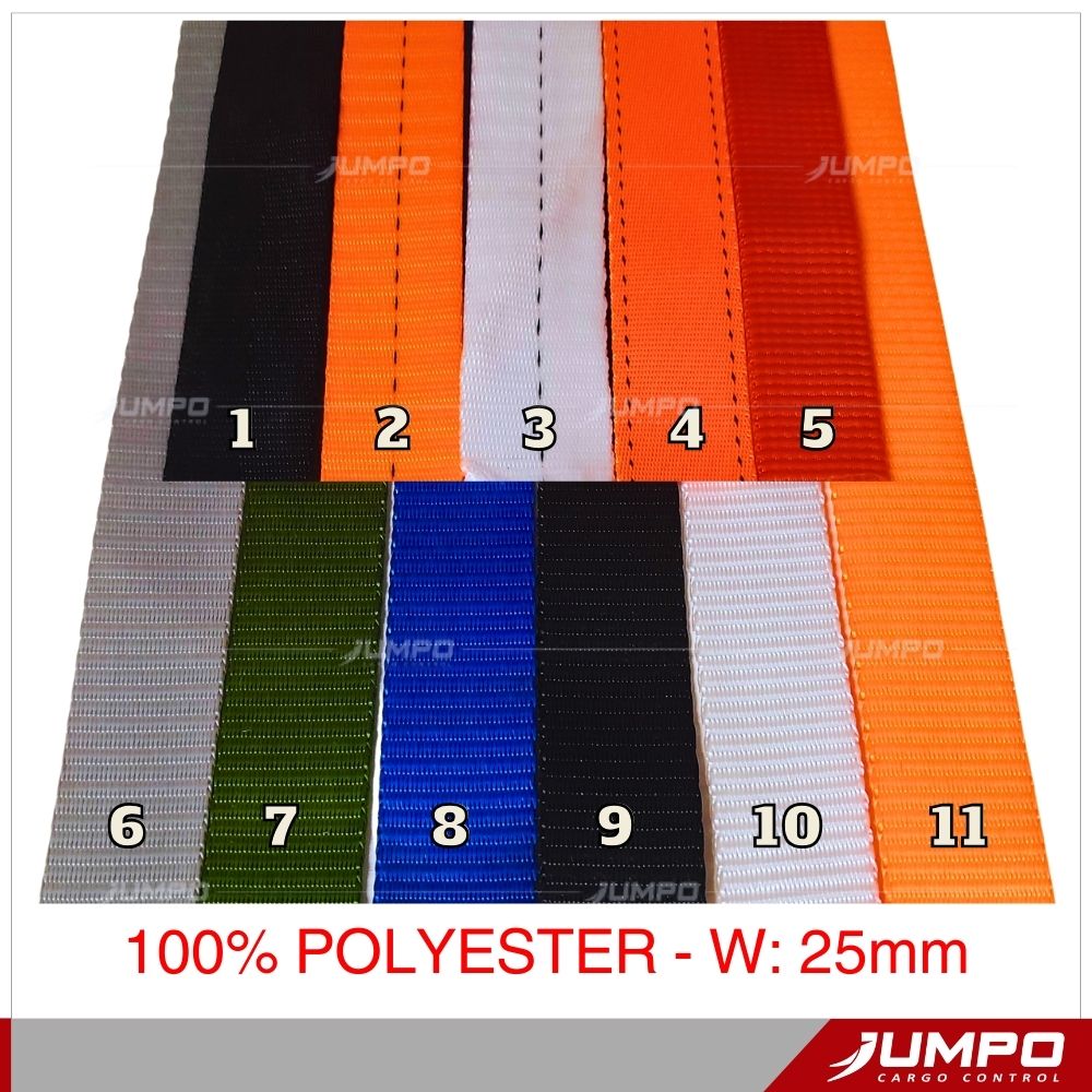 Dây Đai Dệt Polyester Cường Lực Bản 25mm Dây Đai Dệt Polyester Cường Lực Bản 25mm