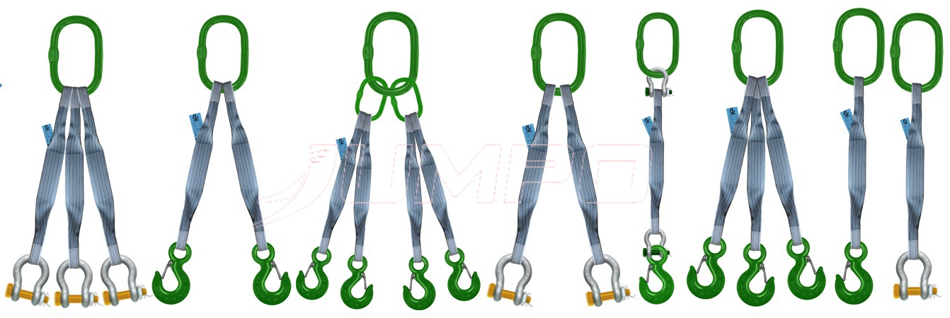 Cáp vải cẩu hàng bản dẹp 1 chân