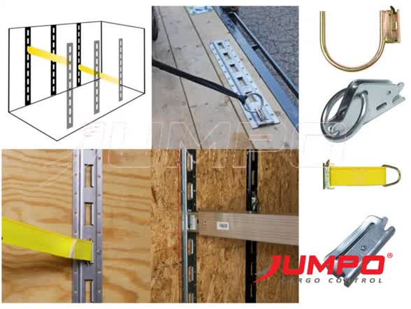 Thanh Ray E-Track đứng (Vertical E-Track) - lắp trong thùng xe tải - xe đông lạnh Thanh Ray E-Track đứng (Vertical E-Track) - lắp trong thùng xe tải - xe đông lạnh