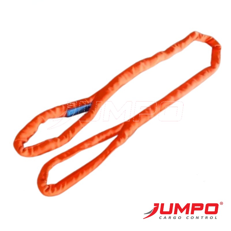 Cáp vải tròn Jumpo - Dây cáp vải cẩu hàng 12 tấn - round-sling 2 đầu mắt Cáp vải tròn Jumpo - Dây cáp vải cẩu hàng 12 tấn - round-sling 2 đầu mắt
