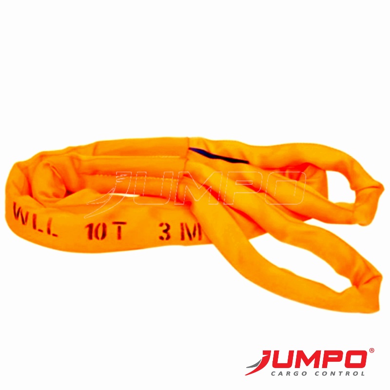 Cáp vải cẩu hàng 10 tấn bản tròn round-sling Cáp vải cẩu hàng 10 tấn bản tròn round-sling