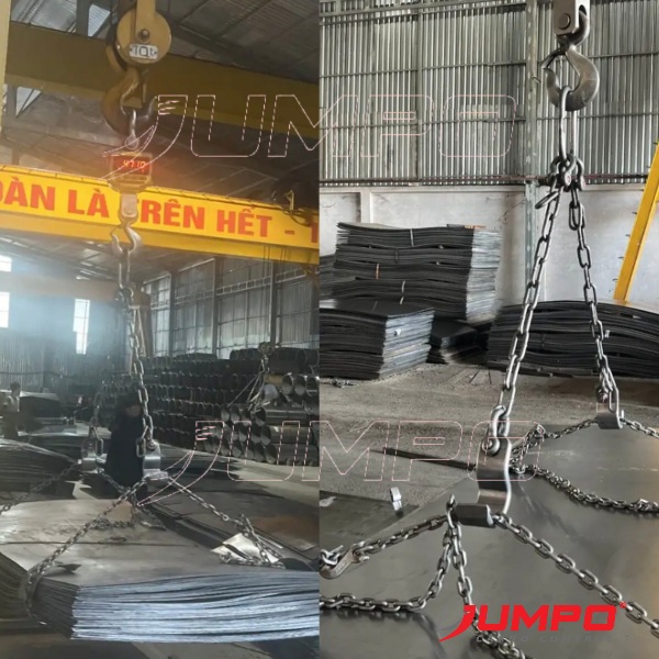 Ứng dụng thực tế của dây xích cẩu hàng G80 Ứng dụng thực tế của dây xích cẩu hàng G80