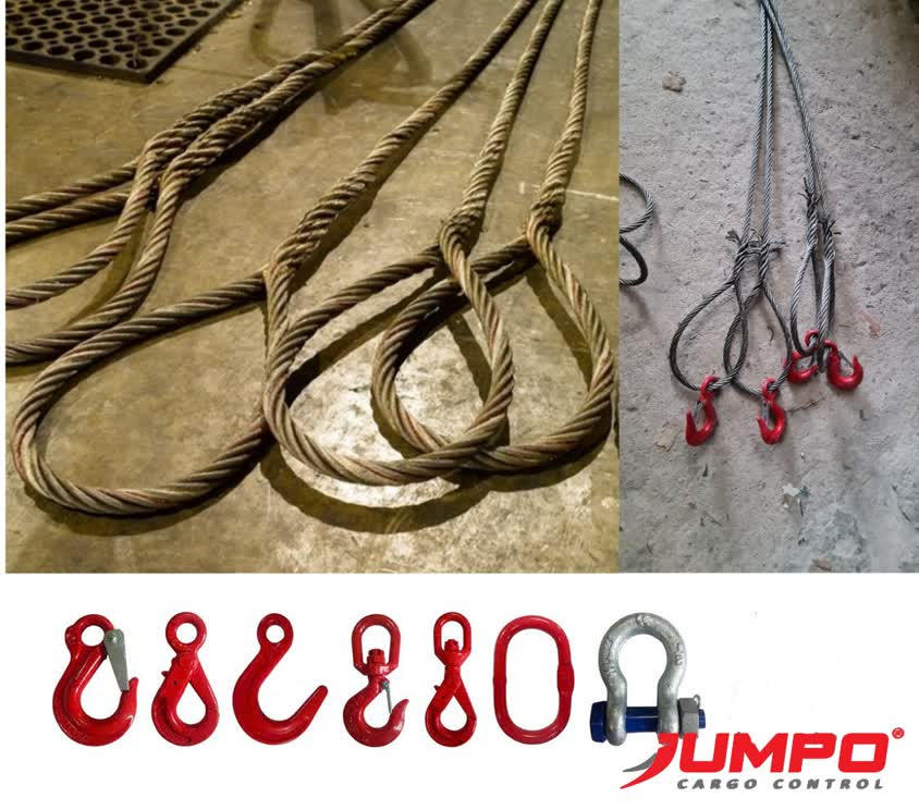 Cáp thép tết 2 đầu mắt