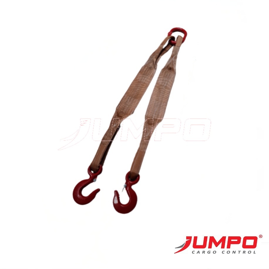 Sling Cáp vải cẩu hàng 2 chân bản dẹp webbing sling Sling Cáp vải cẩu hàng 2 chân bản dẹp webbing sling