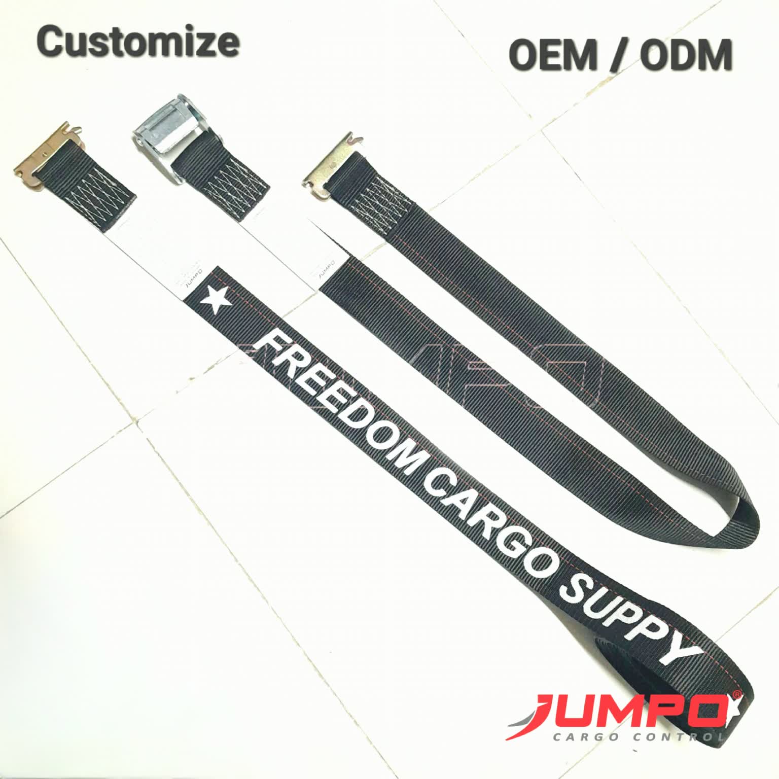 Dây chằng hàng khóa cam 2 đầu E-track Dây chằng hàng khóa cam 2 đầu E-track