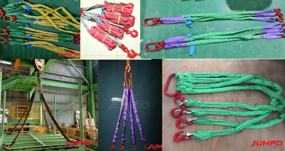 Cáp vải tròn -Round Sling 1 chân / 2 chân / 3 chân / 4 chân Cáp vải tròn -Round Sling 1 chân / 2 chân / 3 chân / 4 chân