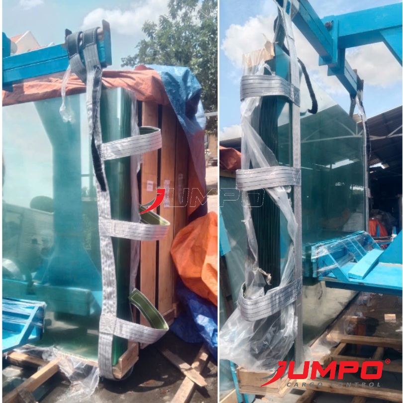 Ứng dụng thực tế của cáp vải cẩu kính 4 tấn bản 100mm Ứng dụng thực tế của cáp vải cẩu kính 4 tấn bản 100mm