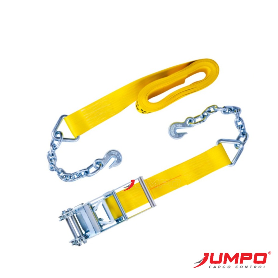 Dây chằng hàng tăng đơ bản 75mm 2 đầu dây xích Dây chằng hàng tăng đơ bản 75mm 2 đầu dây xích