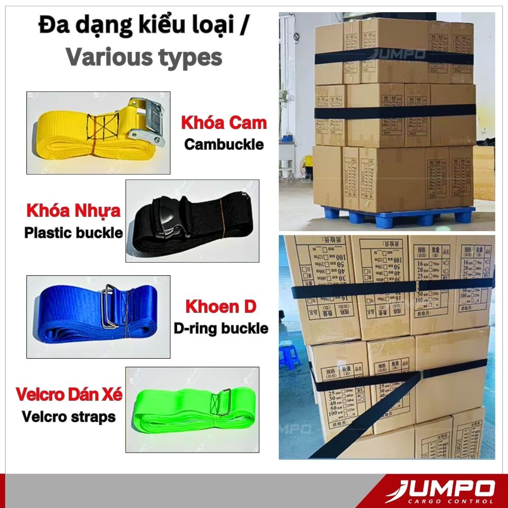 Các Loại Dây Chằng Hàng Pallet Phổ Biến Các Loại Dây Chằng Hàng Pallet Phổ Biến