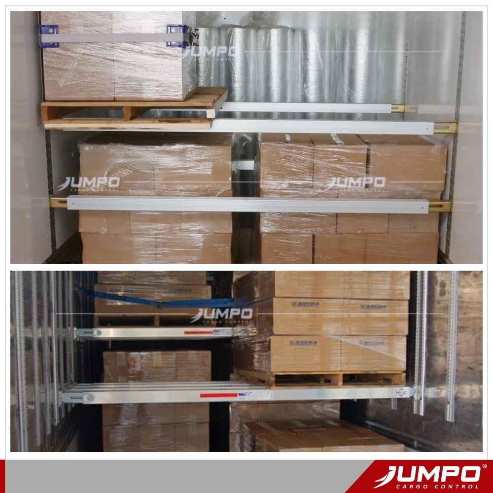 Ứng dụng thực tế Thanh chắn hàng dùng cho ray E-track Ứng dụng thực tế Thanh chắn hàng dùng cho ray E-track