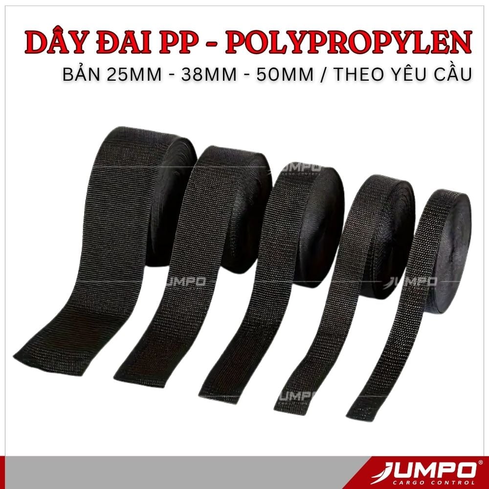 Dây đai PP là loại dây được sản xuất từ nhựa Polypropylene (PP) Dây đai PP là loại dây được sản xuất từ nhựa Polypropylene (PP)