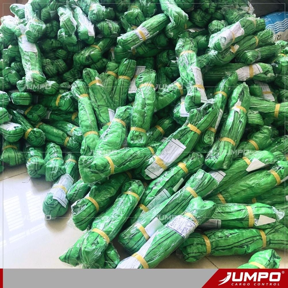 Đơn Hàng 1.200 Sợi Roundsling 2 Tấn 1 Mét Được JUMPO Sản Xuất Đơn Hàng 1.200 Sợi Roundsling 2 Tấn 1 Mét Được JUMPO Sản Xuất