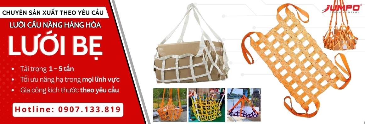 JUMPO Group Gia Công Lưới Cẩu Hàng Theo Yêu Cầu JUMPO Group Gia Công Lưới Cẩu Hàng Theo Yêu Cầu