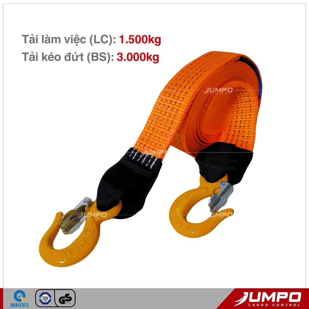 Cáp Kéo Hàng 1500Kg - 3000Kg