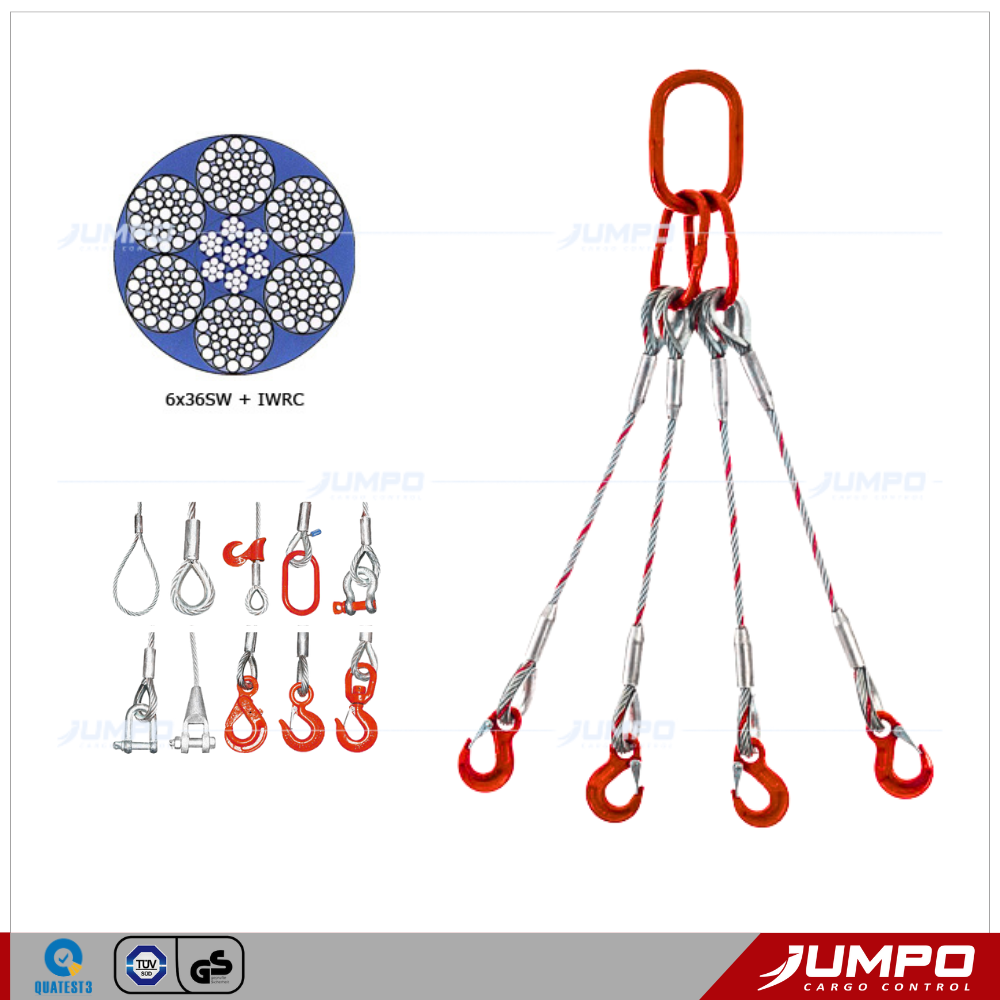 Tiêu Chuẩn Sản Xuất Sling Cáp 4 Chân Tiêu Chuẩn Sản Xuất Sling Cáp 4 Chân