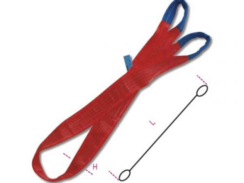 Dây Cáp Vải Cẩu Hàng 5 Tấn Bản 125mm hệ số 6:1 Dây Cáp Vải Cẩu Hàng 5 Tấn Bản 125mm hệ số 6:1