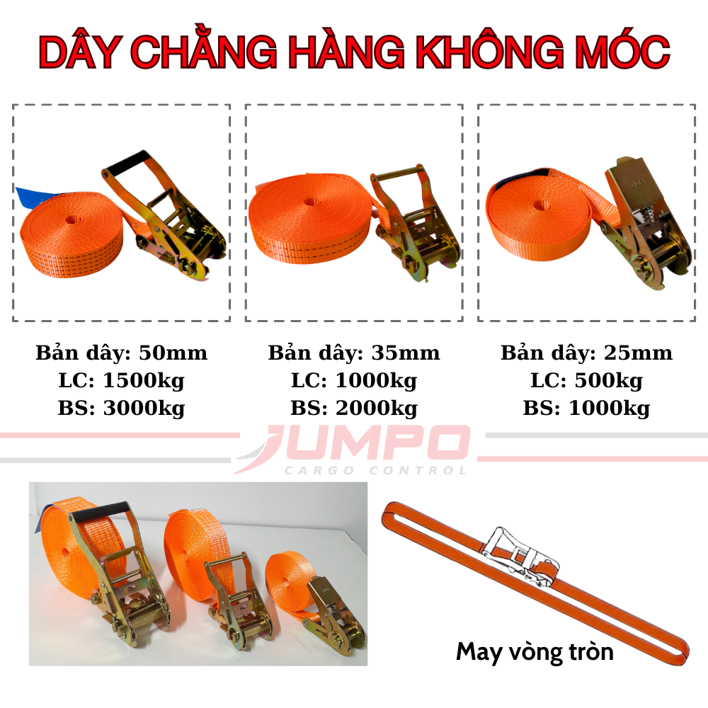 Dây chằng hàng tăng đơ không móc Dây chằng hàng tăng đơ không móc