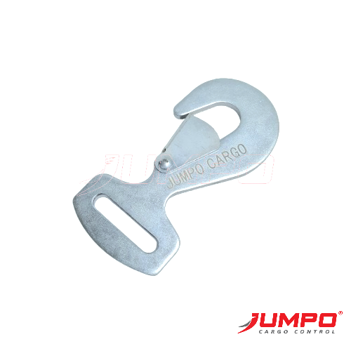 Móc snap hook bản dẹp 50mm 5000kg khóa an toàn