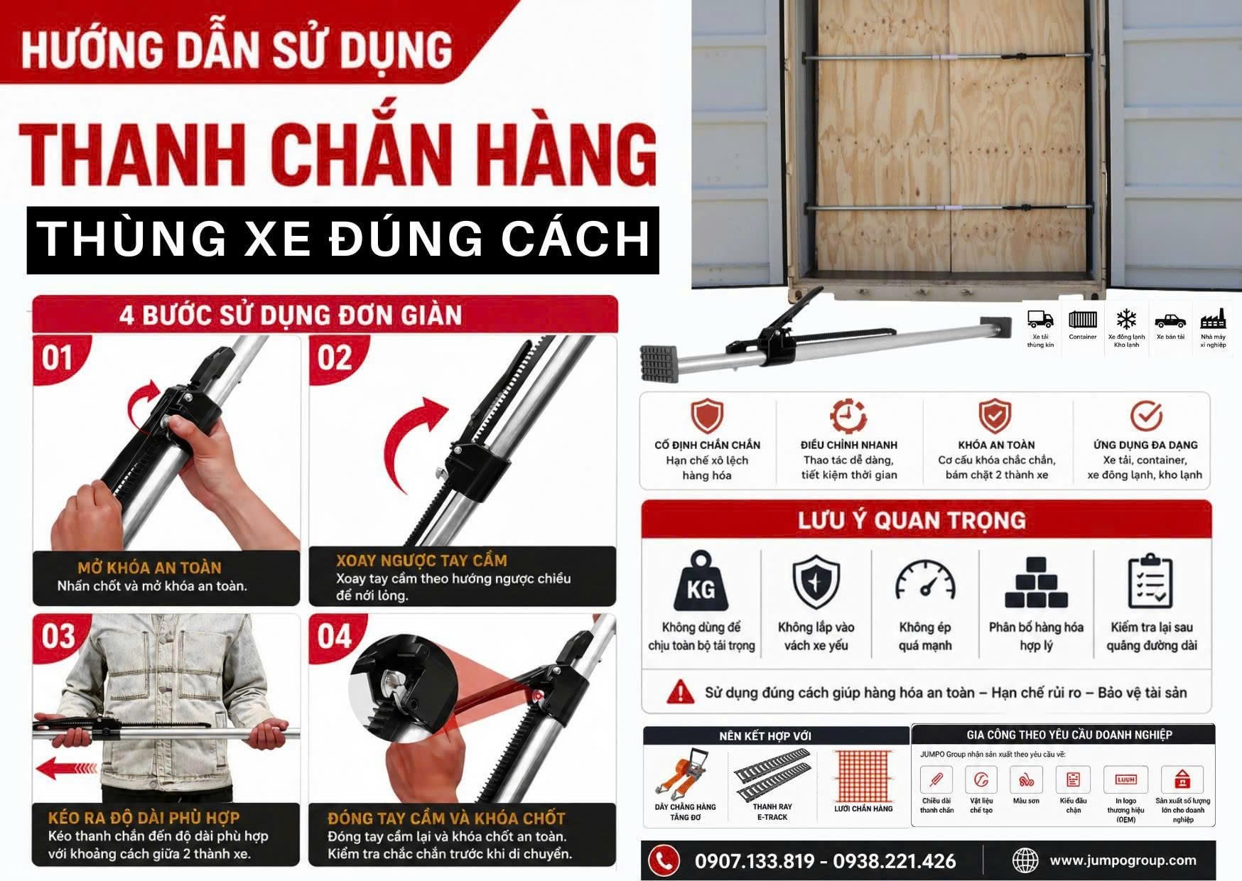 Cách Lắp Thanh Chắn Hàng Thùng Xe Siêu Chi Tiết Cách Lắp Thanh Chắn Hàng Thùng Xe Siêu Chi Tiết