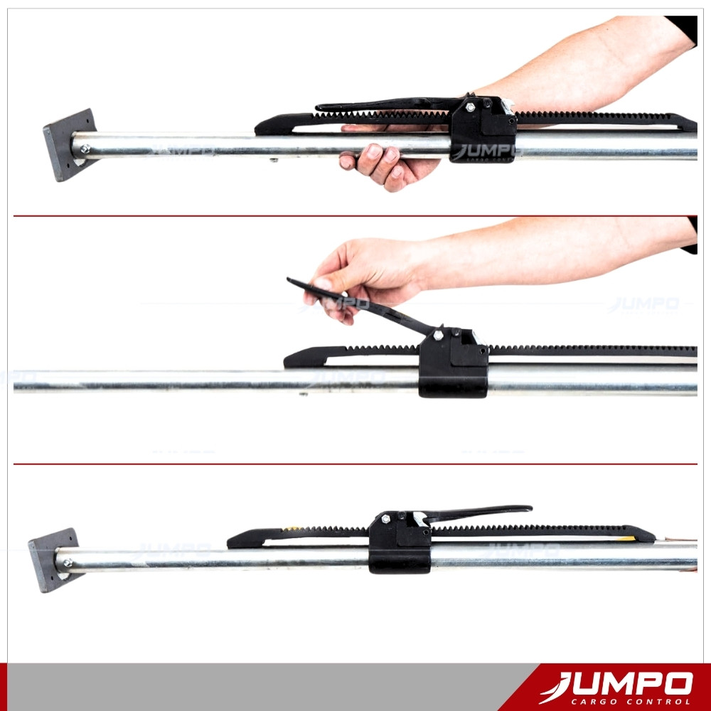 Thao tác chi tiết sử dụng tăng đơ thanh chắn hàng  Thao tác chi tiết sử dụng tăng đơ thanh chắn hàng