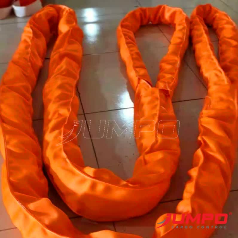 Cáp vải cẩu hàng bản tròn round-sling 200 tấn