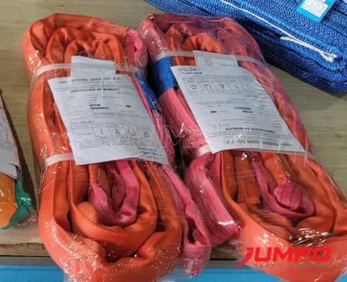 Jumpo Cargo chuyên dây cáp vải cẩu hàng bản tròn Myung Sung chính hãng Jumpo Cargo chuyên dây cáp vải cẩu hàng bản tròn Myung Sung chính hãng