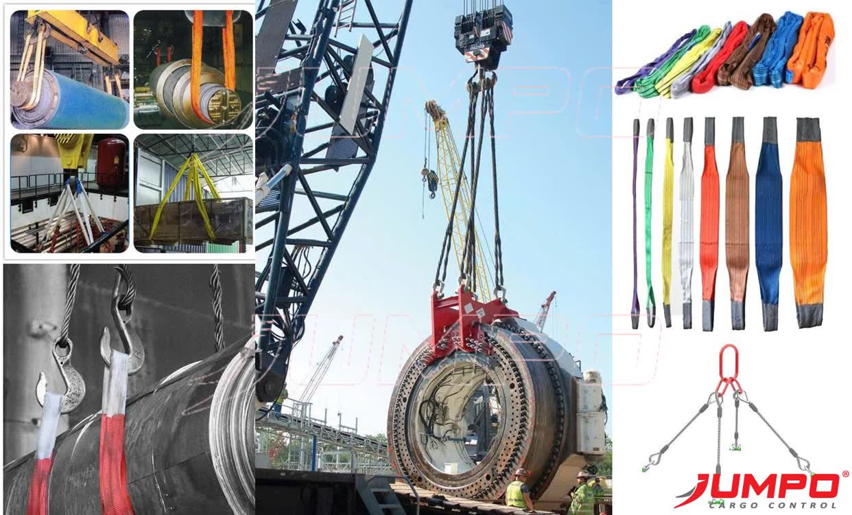 Dây vải cẩu hàng có bền như dây xích hay cáp thép không? Dây vải cẩu hàng có bền như dây xích hay cáp thép không?