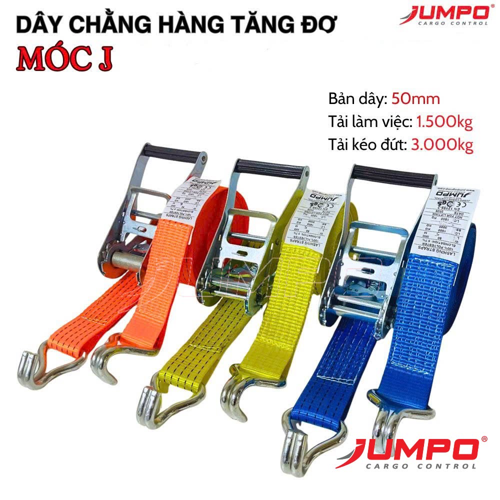 Dây Chằng Hàng Tăng Đơ 50mm 3 tấn Dây Chằng Hàng Tăng Đơ 50mm 3 tấn
