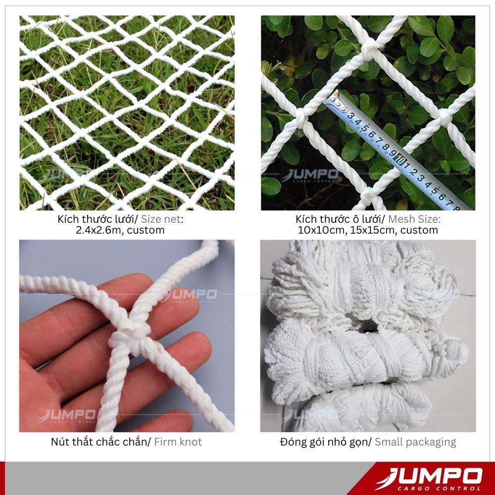 Thông số chi tiết Lưới chắn hàng thùng container Thông số chi tiết Lưới chắn hàng thùng container