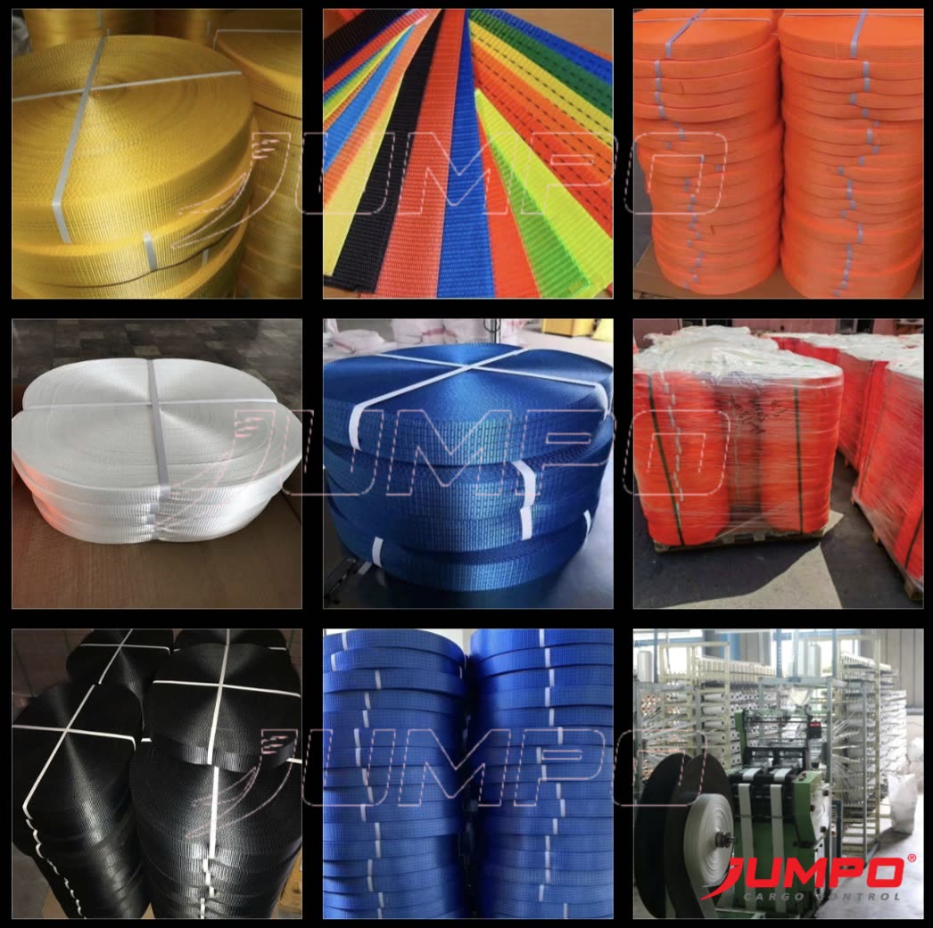 Dây đai dệt polyester với nhiều loại mẫu mã màu sắc tại Jumpo Cargo Dây đai dệt polyester với nhiều loại mẫu mã màu sắc tại Jumpo Cargo
