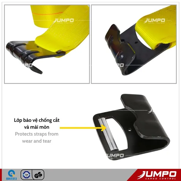 Flat Hook Lashing Straps for winch straps